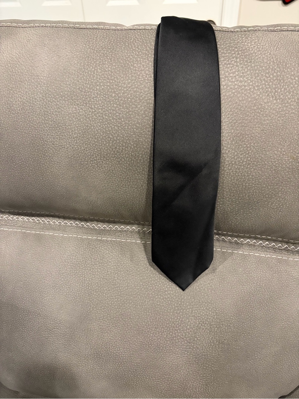 Donald Trump Signature Collection Classic Black Satin Men's Tie